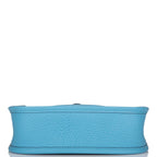 Hermes Bleu du Nord Clemence Evelyne TPM Bag Palladium Hardware