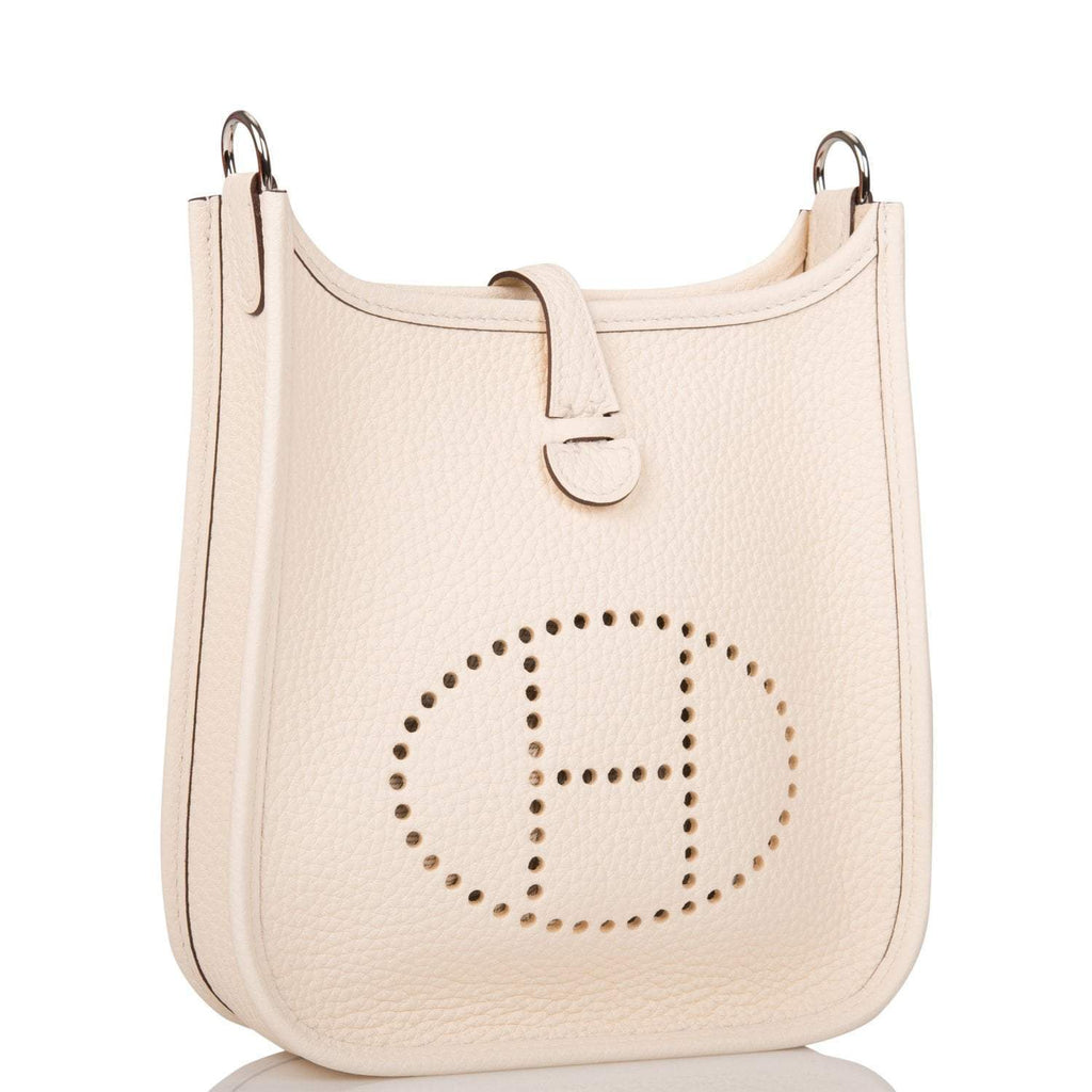 Hermes Nata Clemence Evelyne TPM Bag Palladium Hardware