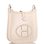 Hermes Nata Clemence Evelyne TPM Bag Palladium Hardware
