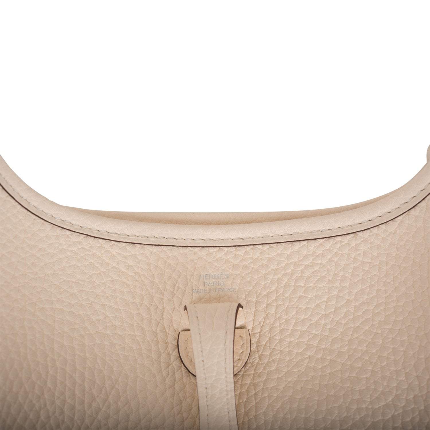 Hermes Nata Clemence Evelyne TPM Bag Palladium Hardware