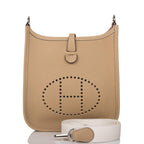 Hermes Trench Clemence Evelyne TPM Bag Palladium Hardware