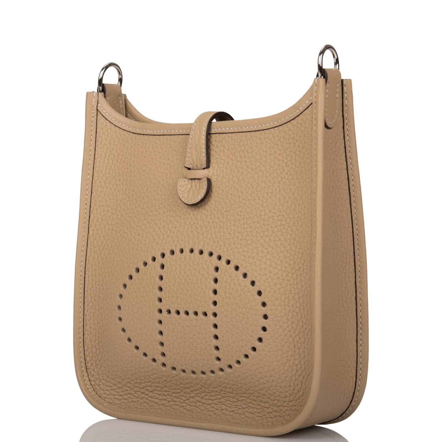 Hermes Trench Clemence Evelyne TPM Bag Palladium Hardware