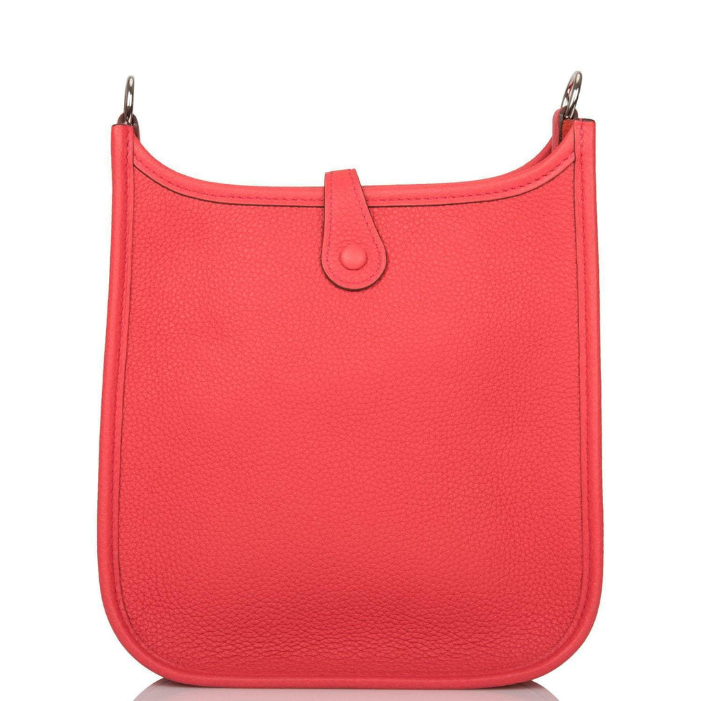 Hermes Bougainvillea Clemence Evelyne TPM Bag Palladium Hardware