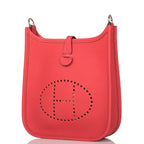 Hermes Bougainvillea Clemence Evelyne TPM Bag Palladium Hardware