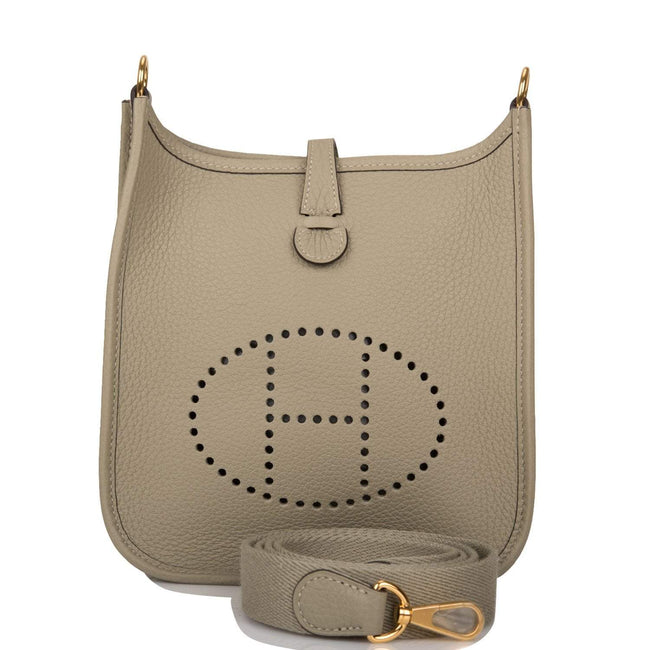 Hermes Sauge Clemence Evelyne TPM Bag Gold Hardware Hover Image