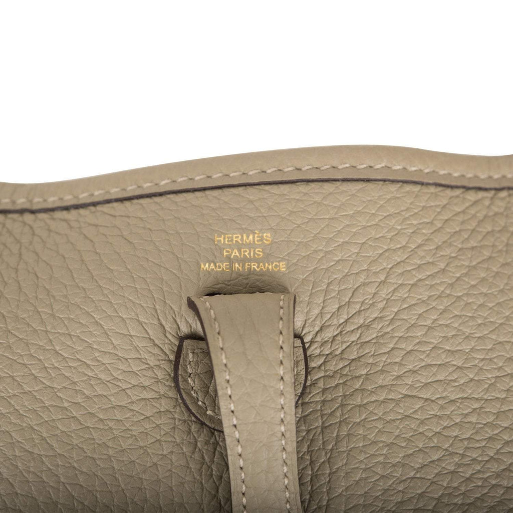 Hermes Sauge Clemence Evelyne TPM Bag Gold Hardware