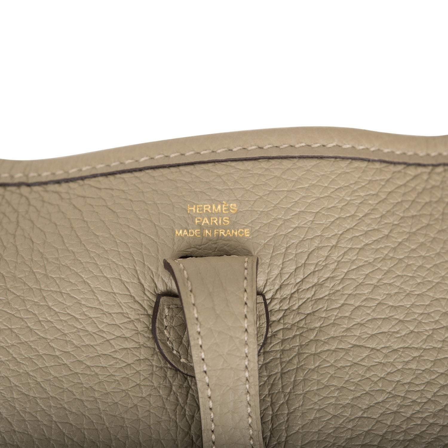 Hermes Sauge Clemence Evelyne TPM Bag Gold Hardware