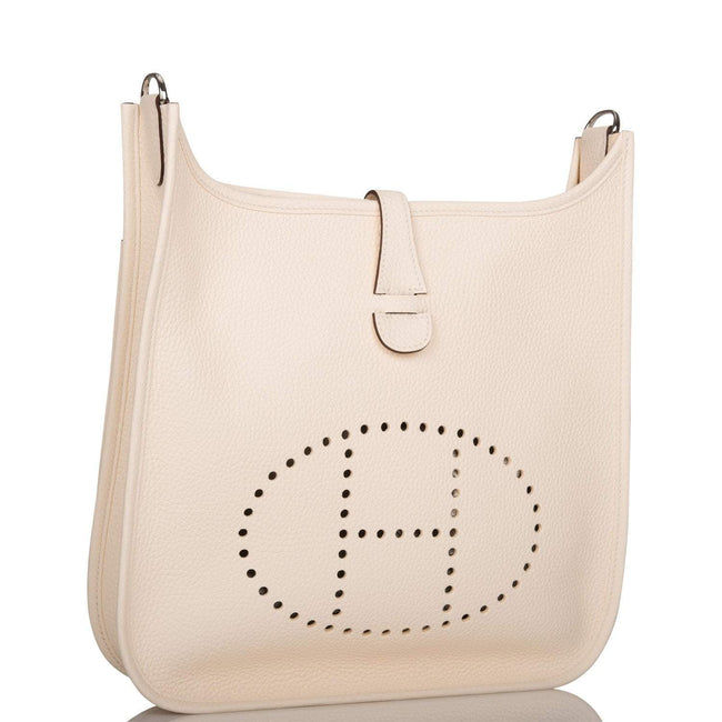 Hermes Nata Clemence Evelyne III PM Bag Palladium Hardware Main Image