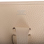 Hermes Nata Clemence Evelyne III PM Bag Palladium Hardware