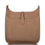Hermes Beige de Weimar Clemence Evelyne III PM Bag Palladium Hardware