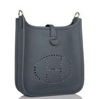 Hermes Bleu Orage Clemence Evelyne TPM Bag Palladium Hardware