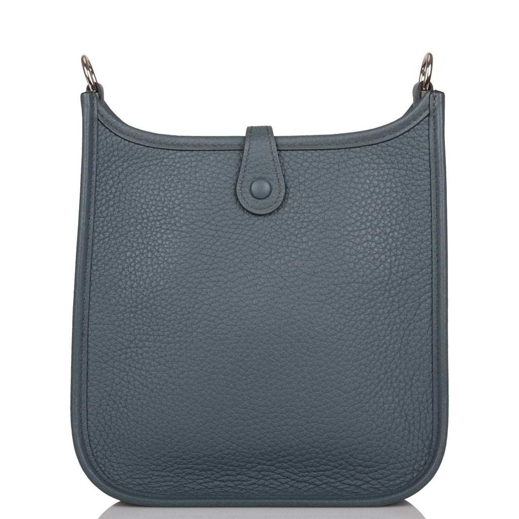 Hermes Bleu Orage Clemence Evelyne TPM Bag Palladium Hardware