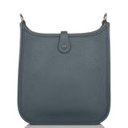 Hermes Bleu Orage Clemence Evelyne TPM Bag Palladium Hardware
