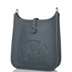 Hermes Bleu Orage Clemence Evelyne TPM Bag Palladium Hardware