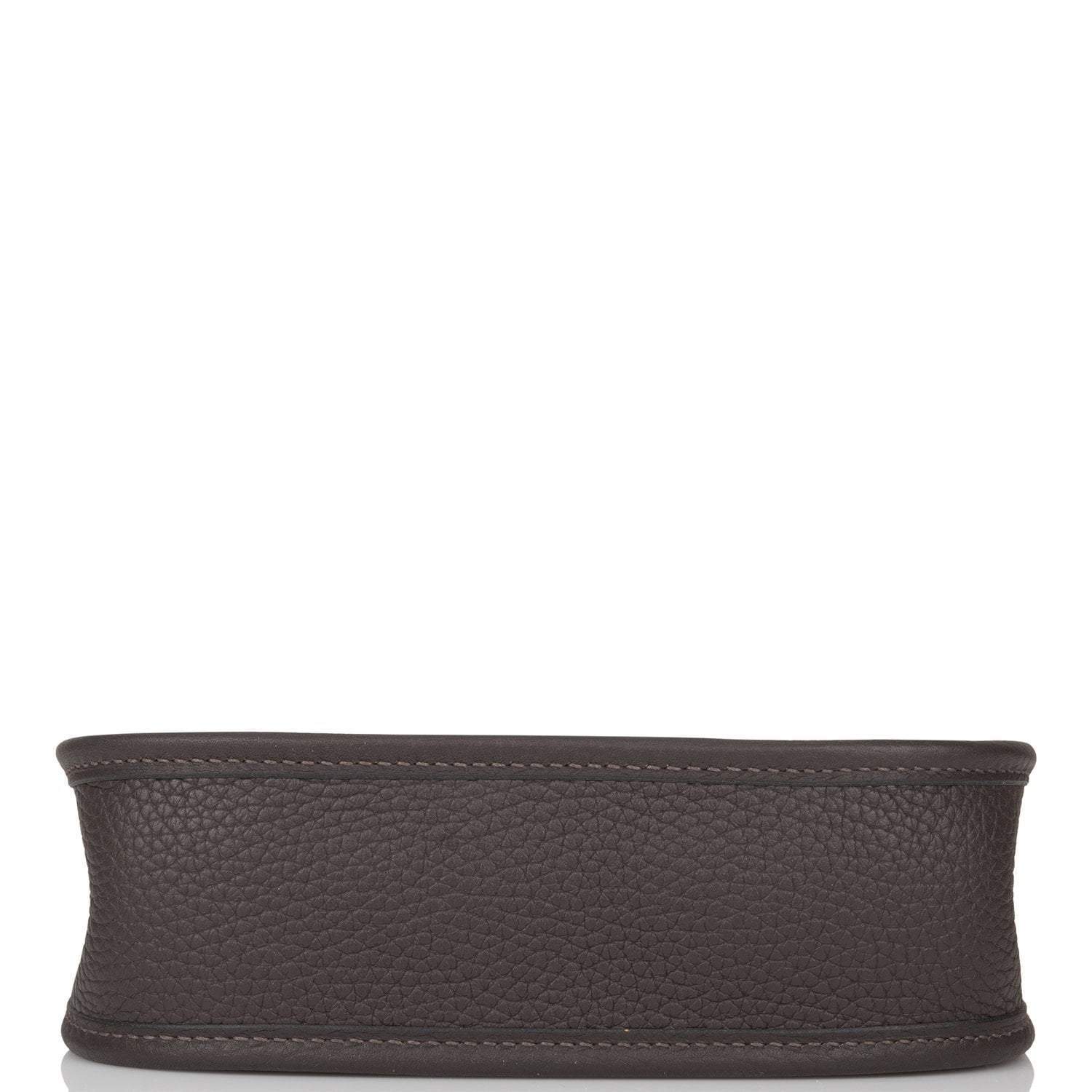 Hermes Ebene Clemence Evelyne TPM Bag Gold Hardware