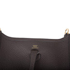 Hermes Ebene Clemence Evelyne TPM Bag Gold Hardware