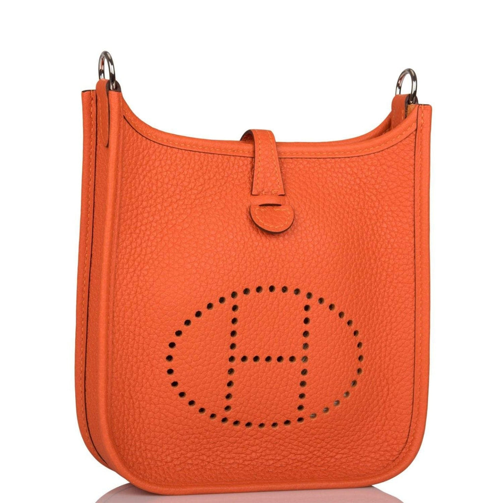 Hermes Feu Clemence Evelyne TPM Bag Palladium Hardware