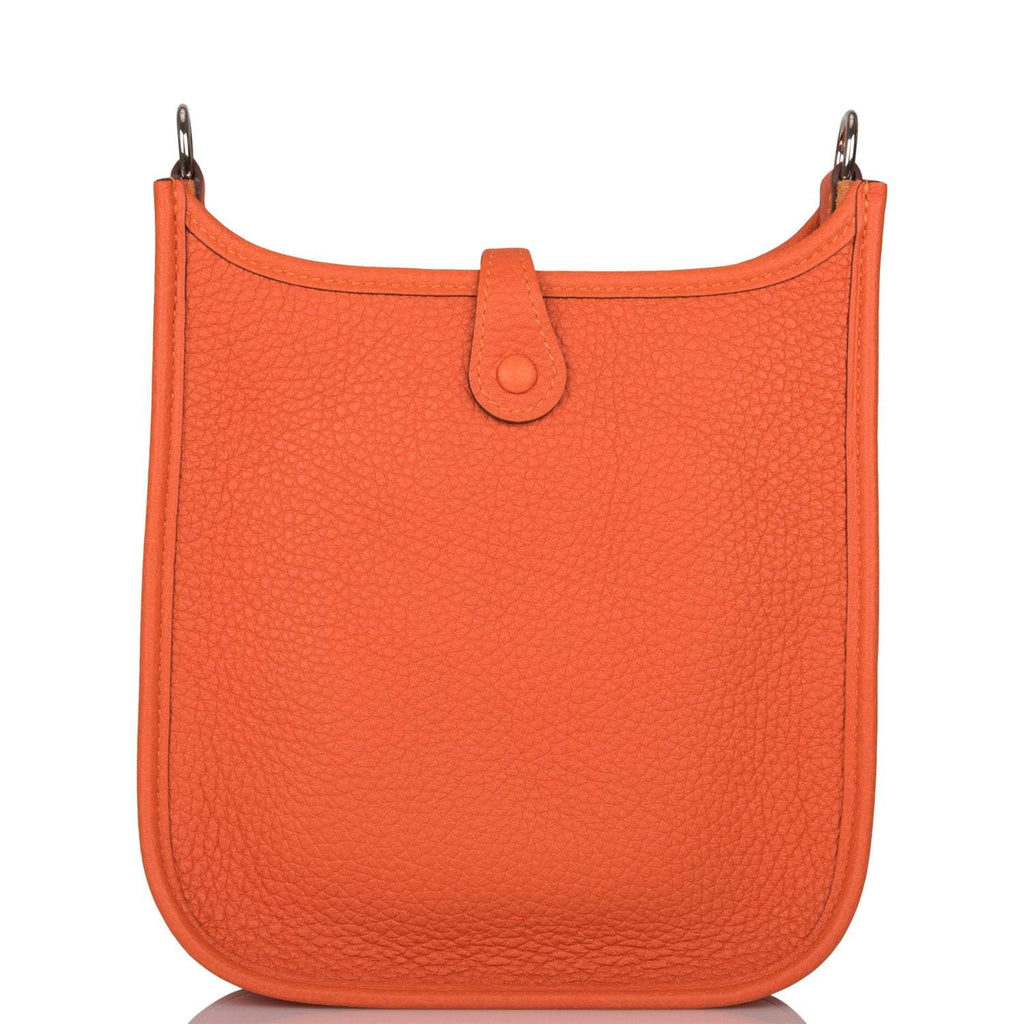Hermes Feu Clemence Evelyne TPM Bag Palladium Hardware