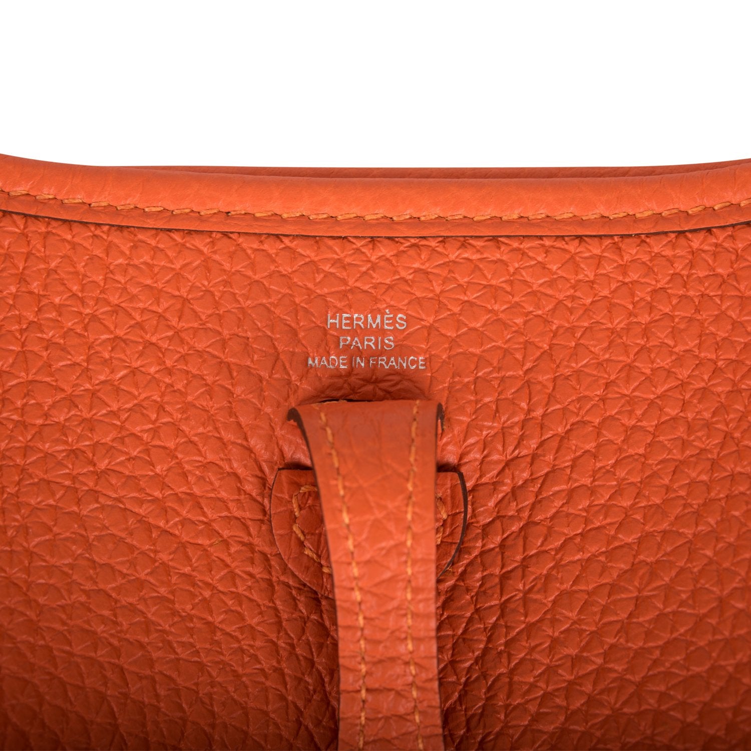 Hermes Feu Clemence Evelyne TPM Bag Palladium Hardware