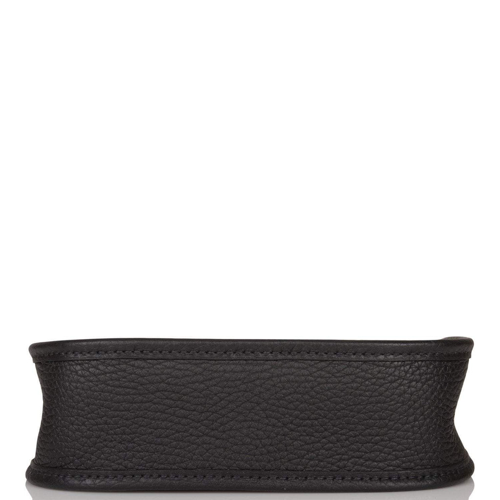 Hermes Black Clemence Evelyne TPM Bag Gold Hardware