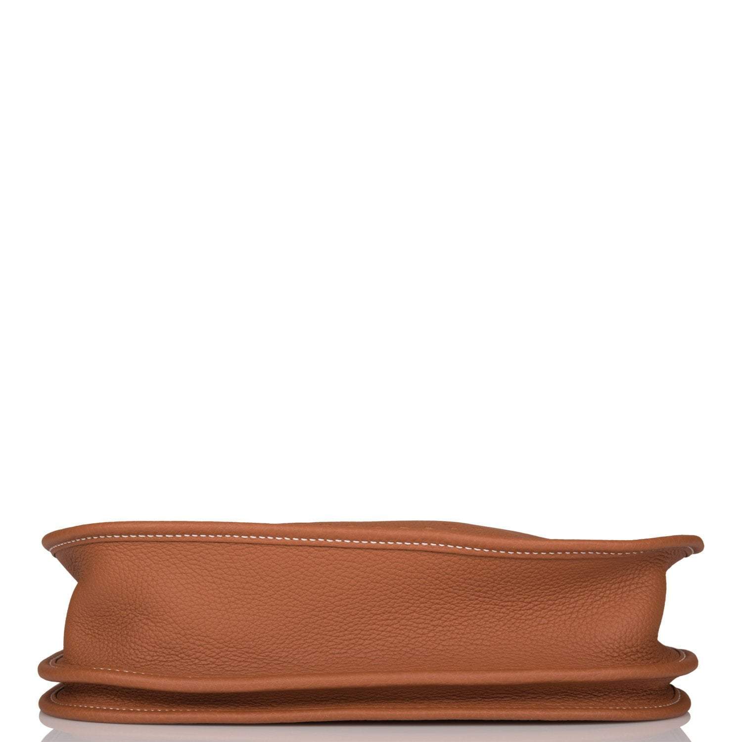 Hermes Gold Clemence Evelyne III PM Bag Palladium Hardware