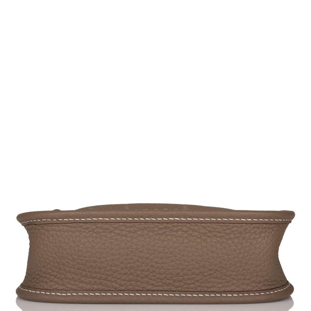Hermes Evelyne TPM Etoupe Clemence Bag Gold Hardware