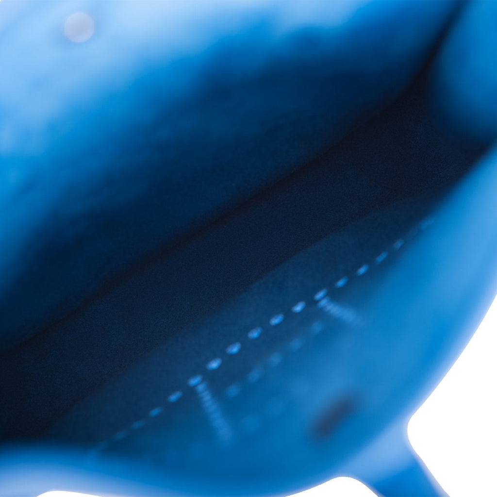 Hermes Bleu Zellige Clemence Evelyne TPM Bag Palladium Hardware