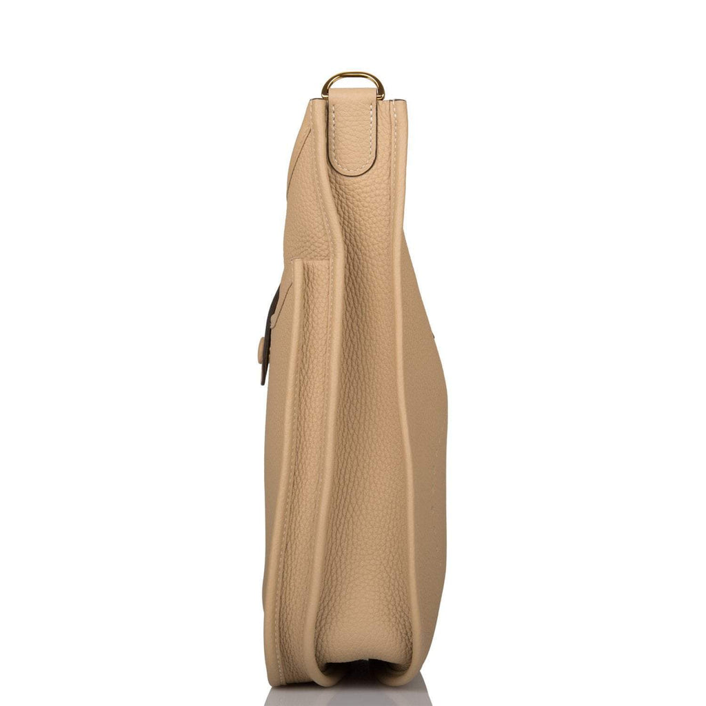 Hermes Evelyne III PM Trench Clemence Gold Hardware