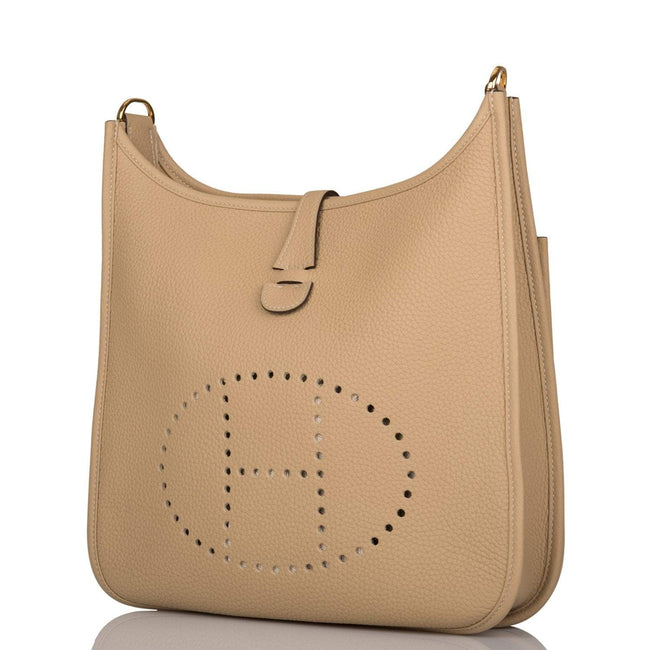 Hermes Evelyne III PM Trench Clemence Gold Hardware Main Image