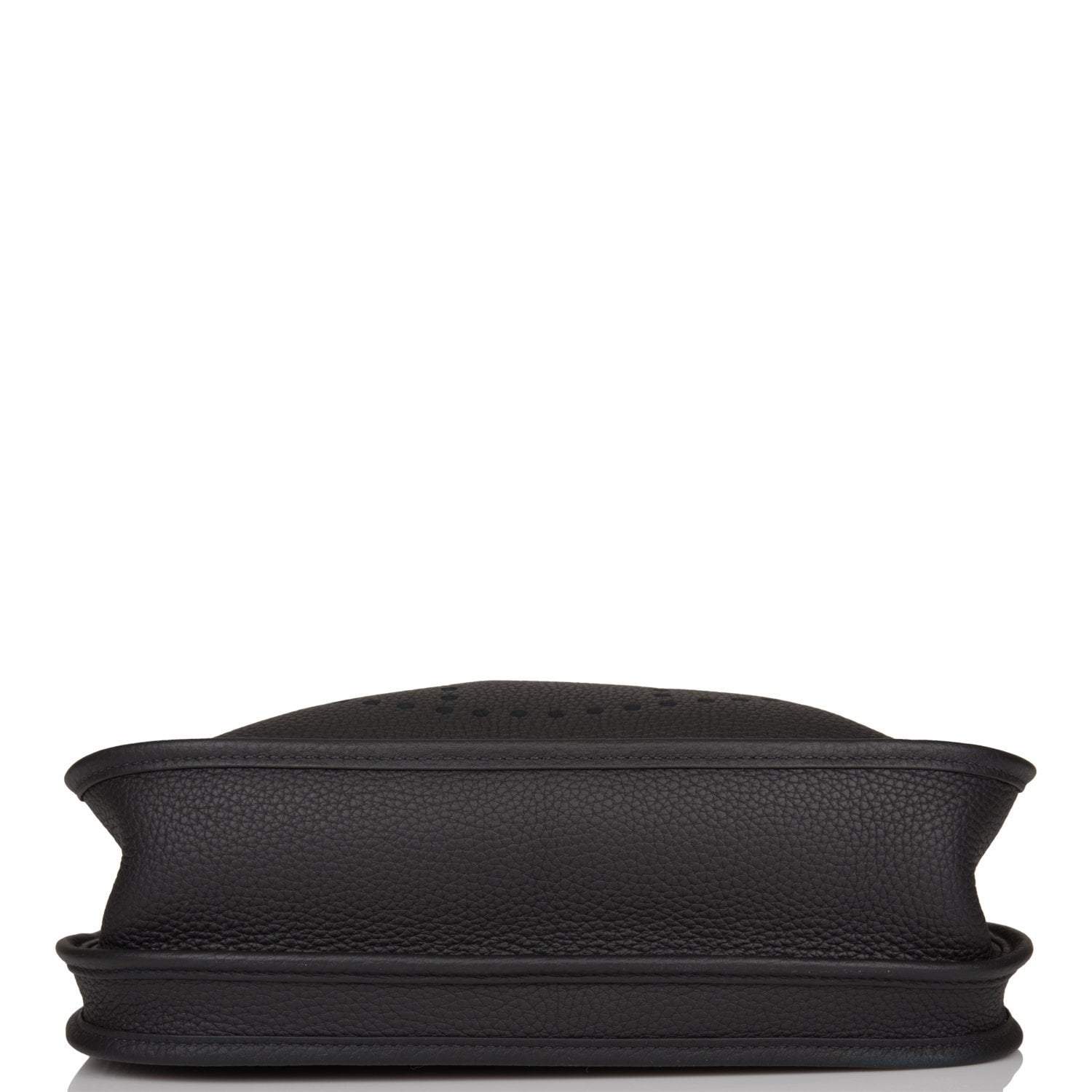 Hermes Evelyne III PM Black Clemence Gold Hardware