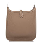 Hermes Evelyne TPM Etoupe Clemence Bag Palladium Hardware