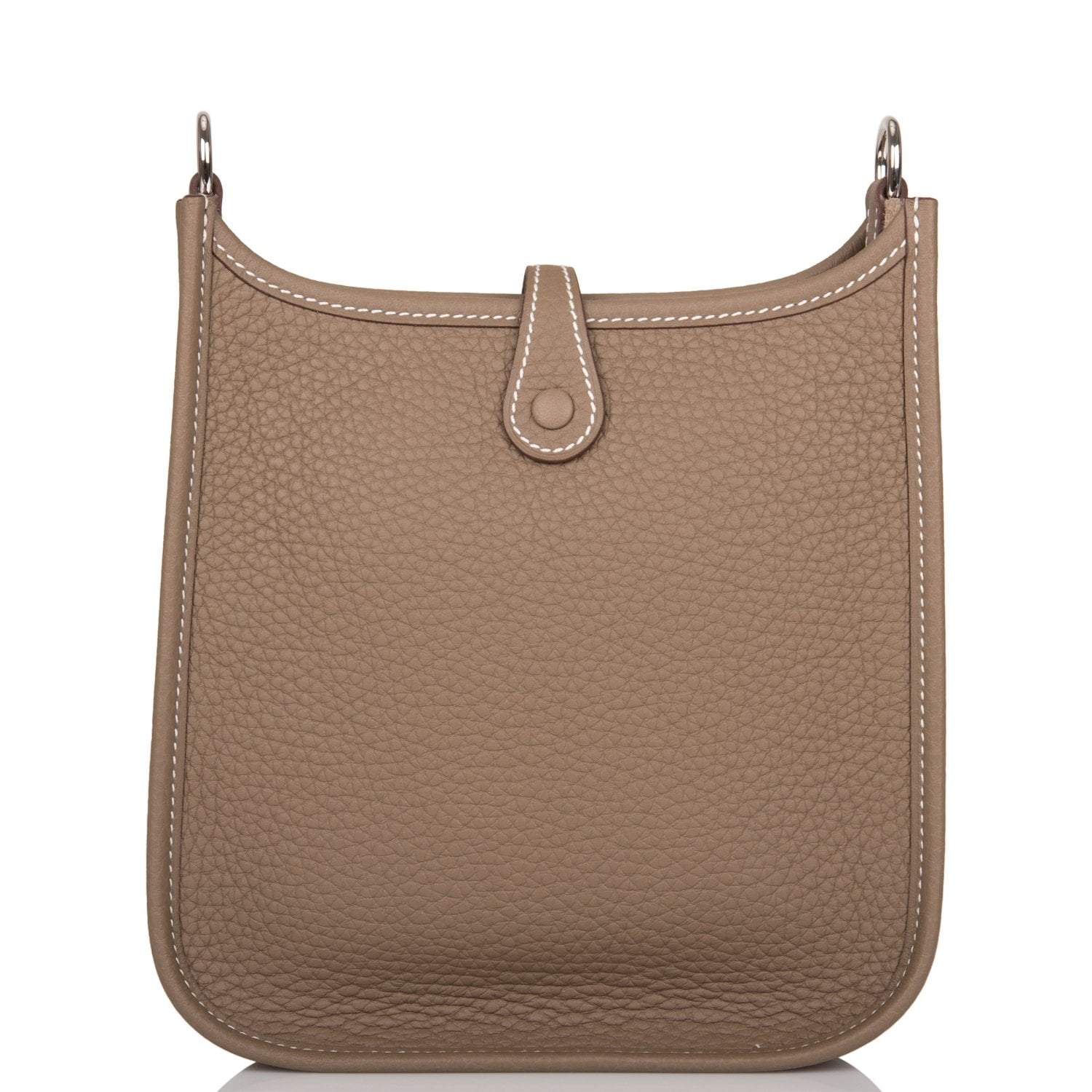 Hermes Evelyne TPM Etoupe Clemence Bag Palladium Hardware