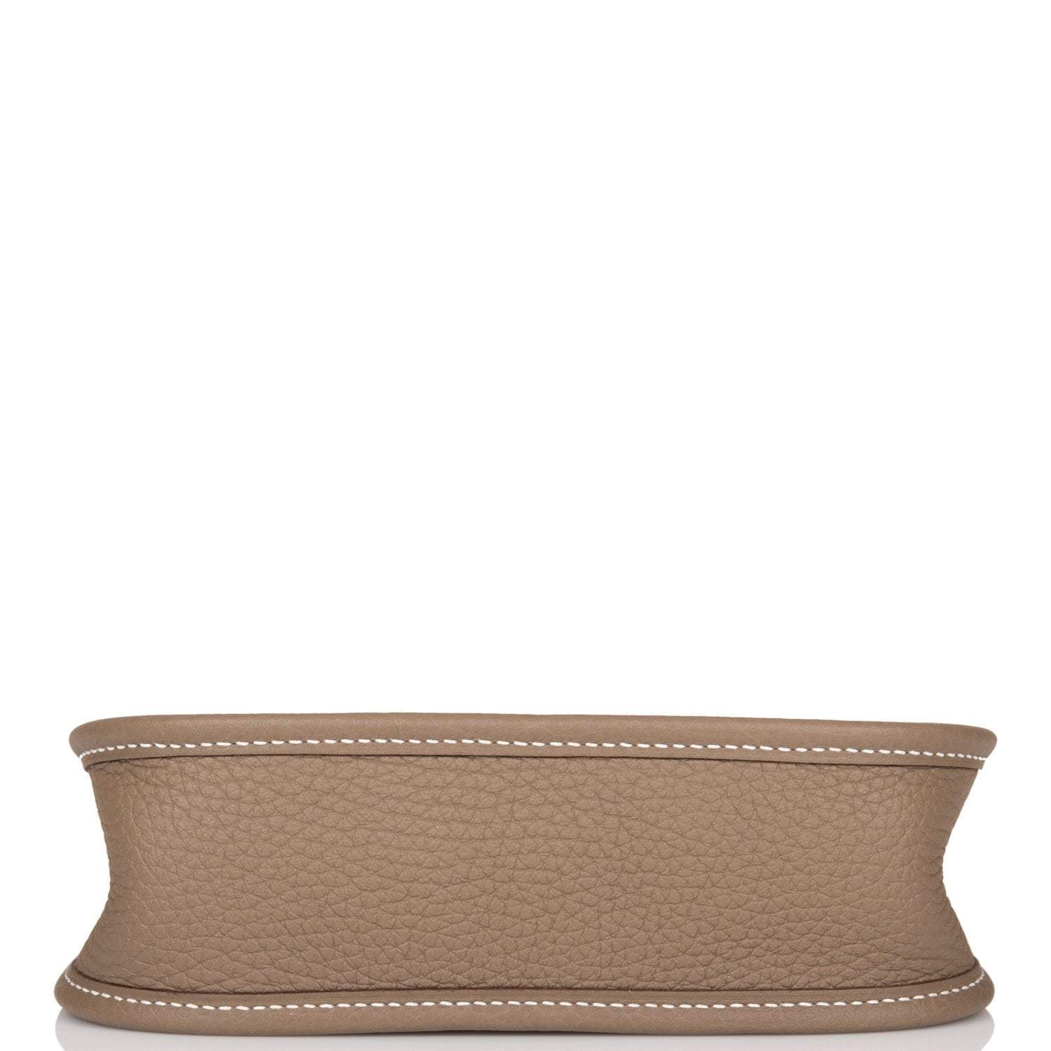 Hermes Evelyne TPM Etoupe Clemence Bag Palladium Hardware