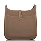Hermes Evelyne III PM Etoupe Clemence Palladium Hardware