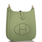 Hermes Evelyne TPM Vert Criquet Clemence Gold Hardware