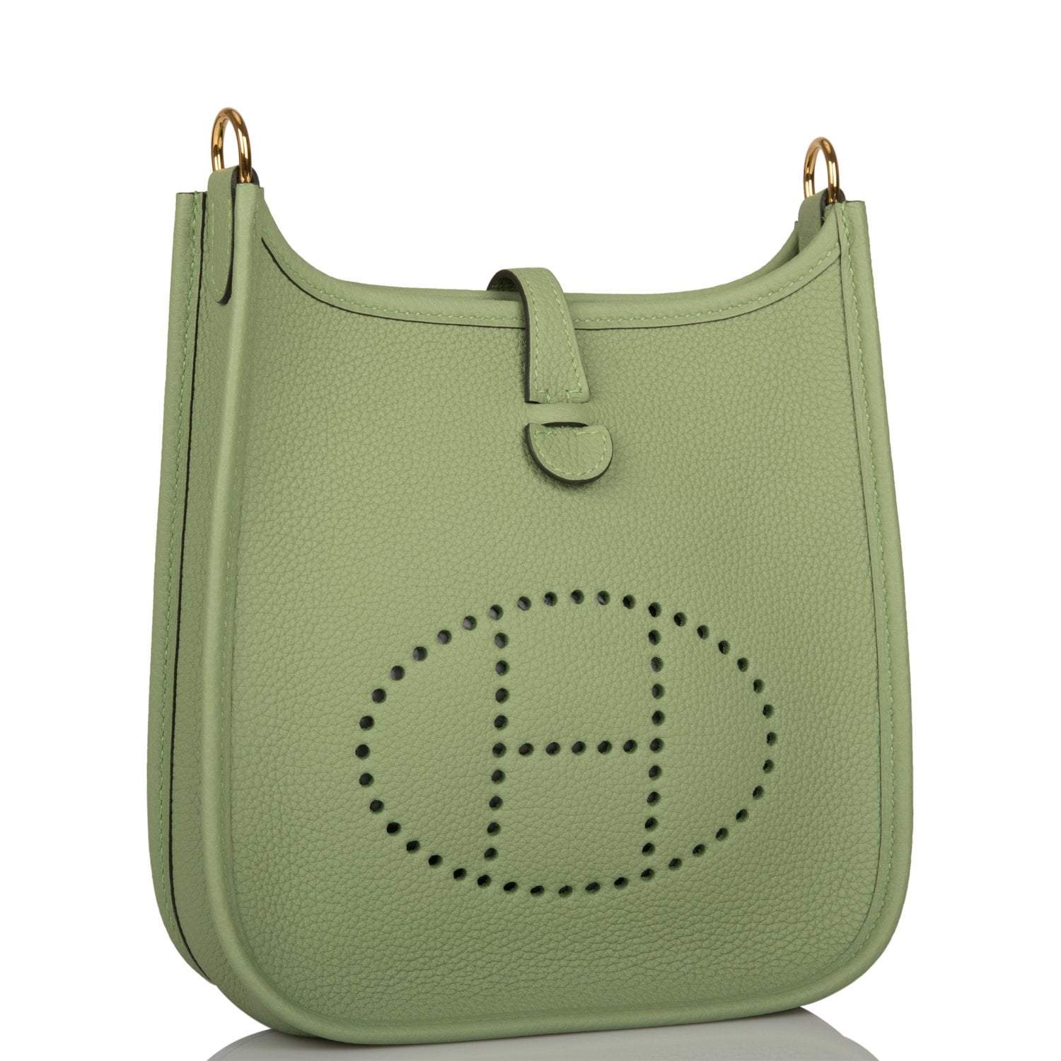 Hermes Evelyne TPM Vert Criquet Clemence Gold Hardware