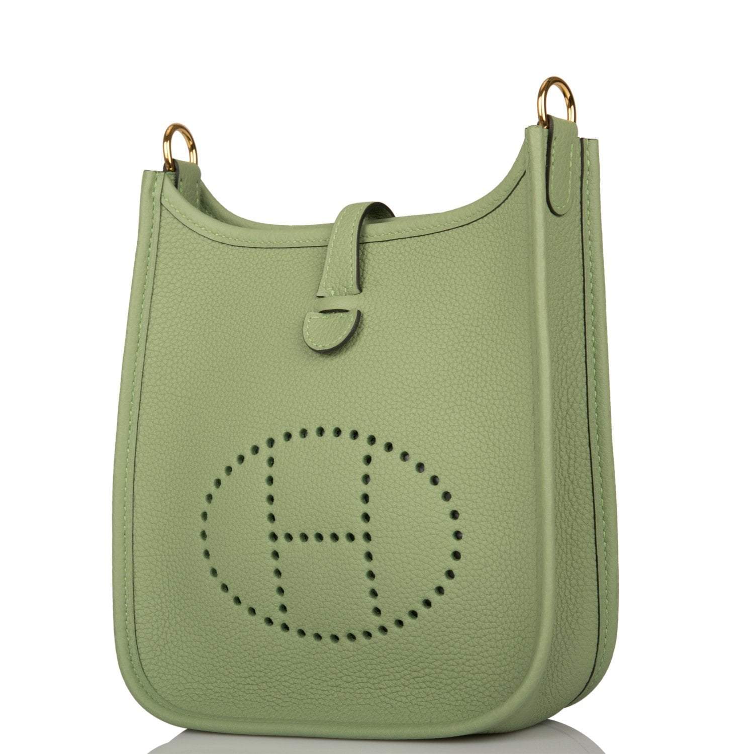Hermes Evelyne TPM Vert Criquet Clemence Gold Hardware