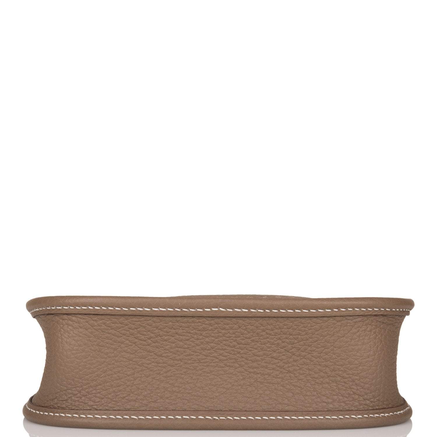 Hermes Evelyne TPM Etoupe Clemence Bag Palladium Hardware