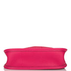 Hermes Rose Mexico Clemence Evelyne TPM Bag Palladium Hardware