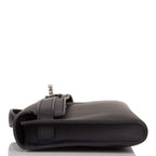 Hermes Black Swift Kelly Cut Palladium Hardware