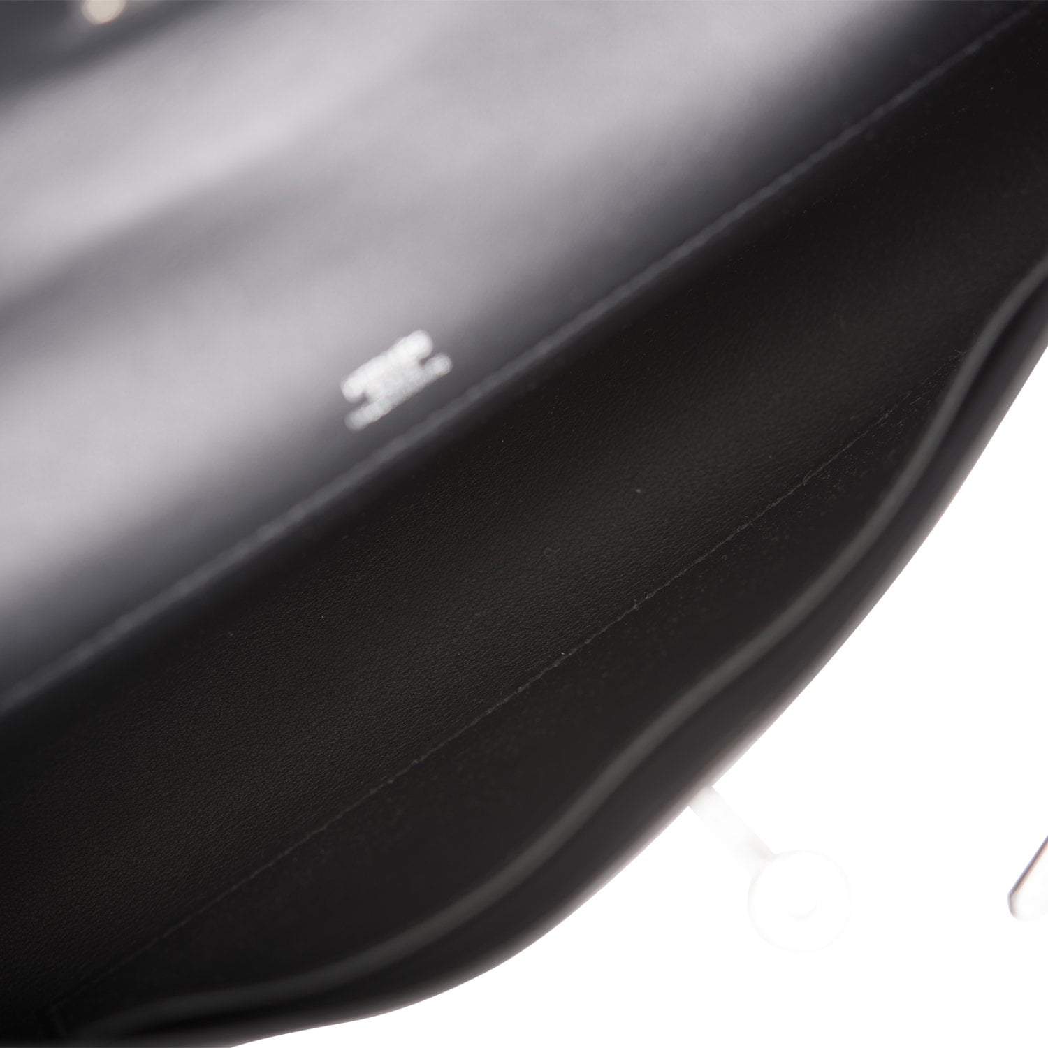 Hermes Black Swift Kelly Cut Palladium Hardware
