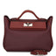 Hermes Bordeaux and Rouge H 24/24 Bag 29cm Palladium Hardware
