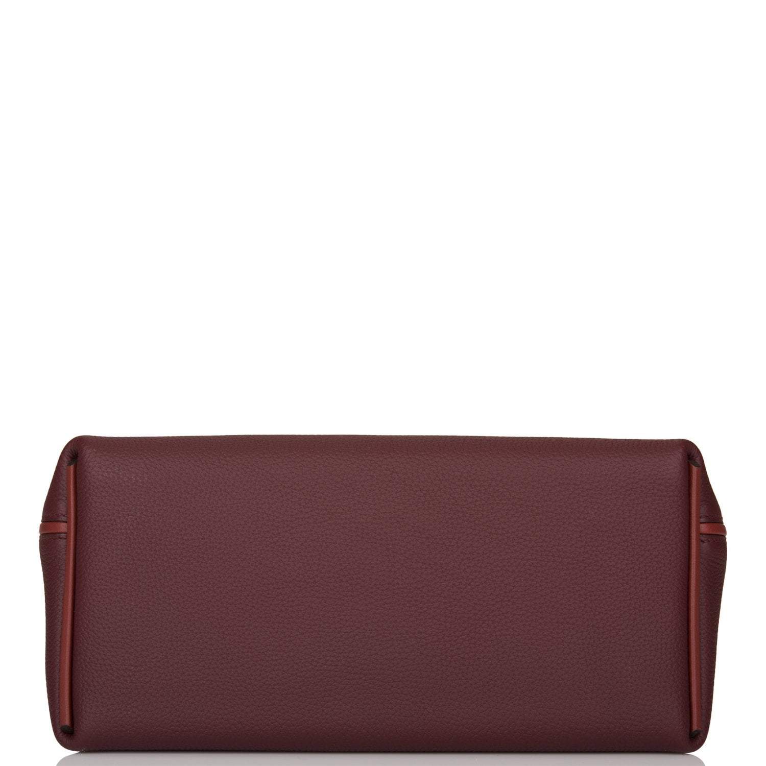 Hermes Bordeaux and Rouge H 24/24 Bag 29cm Palladium Hardware