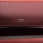 Hermes Bordeaux and Rouge H 24/24 Bag 29cm Palladium Hardware