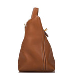 Hermes Fauve Barenia Faubourg 24/24 Bag 29cm Gold Hardware