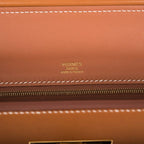 Hermes Fauve Barenia Faubourg 24/24 Bag 29cm Gold Hardware