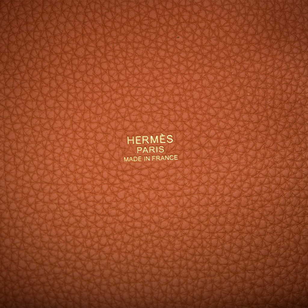 Hermes Gold Clemence Picotin Lock 18cm Gold Hardware