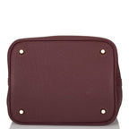 Hermes Bordeaux Maurice Picotin Lock 22cm Gold Hardware