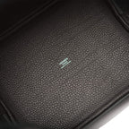 Hermes Black Clemence Picotin Lock 22cm Palladium Hardware