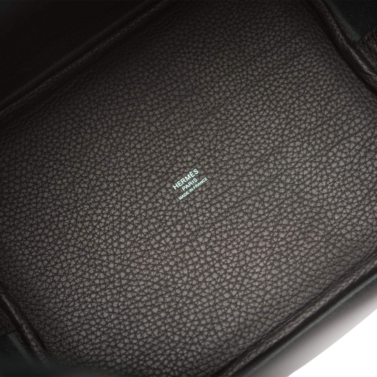 Hermes Black Clemence Picotin Lock 22cm Palladium Hardware